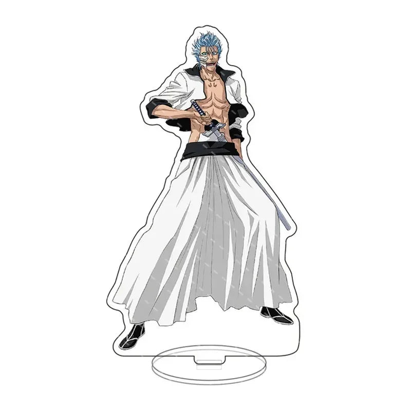 Anime Bleach Acrylic Stand Model Plate Kurosaki Ichigo Kuchiki Rukia Hitsugaya Toshiro Cartoon Figures Standing Sign Holder Gift