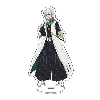 Anime Bleach Acrylic Stand Model Plate Kurosaki Ichigo Kuchiki Rukia Hitsugaya Toshiro Cartoon Figures Standing Sign Holder Gift