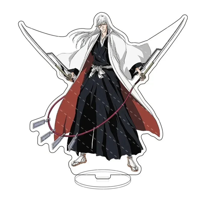 Anime Bleach Acrylic Stand Model Plate Kurosaki Ichigo Kuchiki Rukia Hitsugaya Toshiro Cartoon Figures Standing Sign Holder Gift