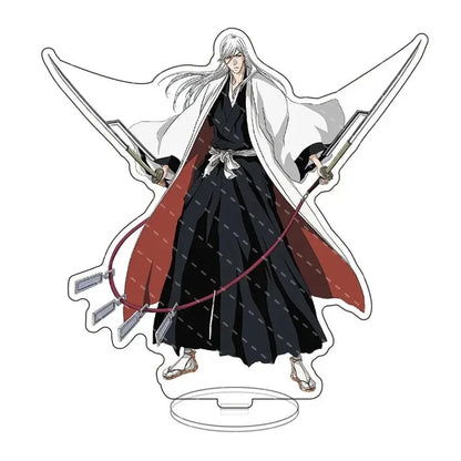 Anime Bleach Acrylic Stand Model Plate Kurosaki Ichigo Kuchiki Rukia Hitsugaya Toshiro Cartoon Figures Standing Sign Holder Gift