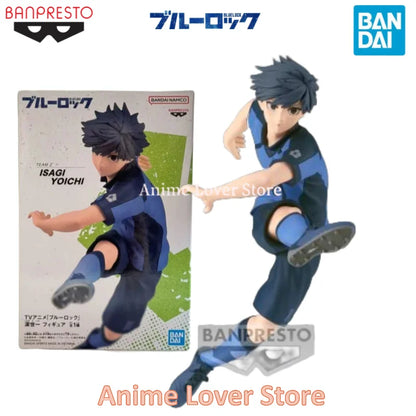 In Stock Original  Banpresto BLUE LOCK Bachira Meguru Isagi Yoichi Nagi Seishiro Rensuke Kunigami Anime Figures Toys