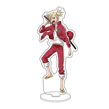 Anime Bleach Acrylic Stand Model Plate Kurosaki Ichigo Kuchiki Rukia Hitsugaya Toshiro Cartoon Figures Standing Sign Holder Gift