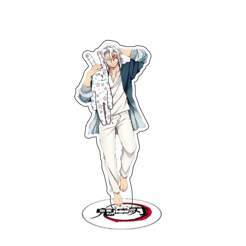 Anime Demon Slayer Sleeping Series Stand Cartoon Cute Character Kamado Nezuko Tanjirou Acrylic Double Side Bracket Model Gifts