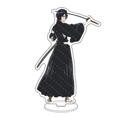 Anime Bleach Acrylic Stand Model Plate Kurosaki Ichigo Kuchiki Rukia Hitsugaya Toshiro Cartoon Figures Standing Sign Holder Gift