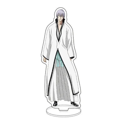 Anime Bleach Acrylic Stand Model Plate Kurosaki Ichigo Kuchiki Rukia Hitsugaya Toshiro Cartoon Figures Standing Sign Holder Gift