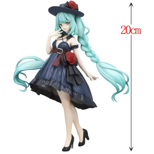 Hot Hatsune Miku Anime Figures 20Cm Trio Try It Action Figure Kawaii Anime Figurines Model Toy Gift Collectible Model Pvc