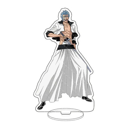 Anime Bleach Acrylic Stand Model Plate Kurosaki Ichigo Kuchiki Rukia Hitsugaya Toshiro Cartoon Figures Standing Sign Holder Gift