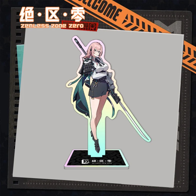 Zenless Zone Zero Nicole Demara Zhu Yuan Anime Acrylic Stand Sign Ellen Joe Ben Bigger Collect Desktop Decoration Keychain Gifts