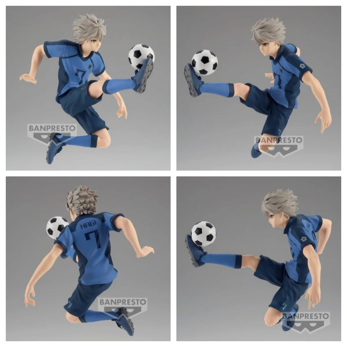 In Stock Original  Banpresto BLUE LOCK Bachira Meguru Isagi Yoichi Nagi Seishiro Rensuke Kunigami Anime Figures Toys