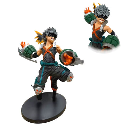 18Cm/7.09In Hot Anime My Hero Academia Hero Figures Deku Bakugou Katsuki Action Figural PVC Toys Desktop Statue Collection Gifts