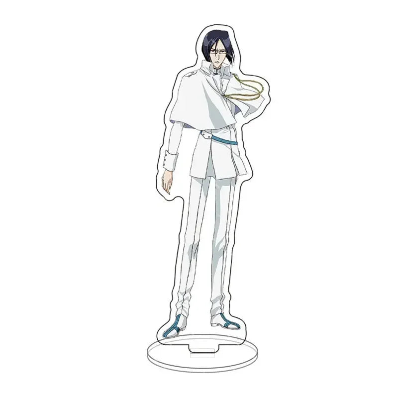 Anime Bleach Acrylic Stand Model Plate Kurosaki Ichigo Kuchiki Rukia Hitsugaya Toshiro Cartoon Figures Standing Sign Holder Gift