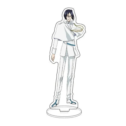 Anime Bleach Acrylic Stand Model Plate Kurosaki Ichigo Kuchiki Rukia Hitsugaya Toshiro Cartoon Figures Standing Sign Holder Gift