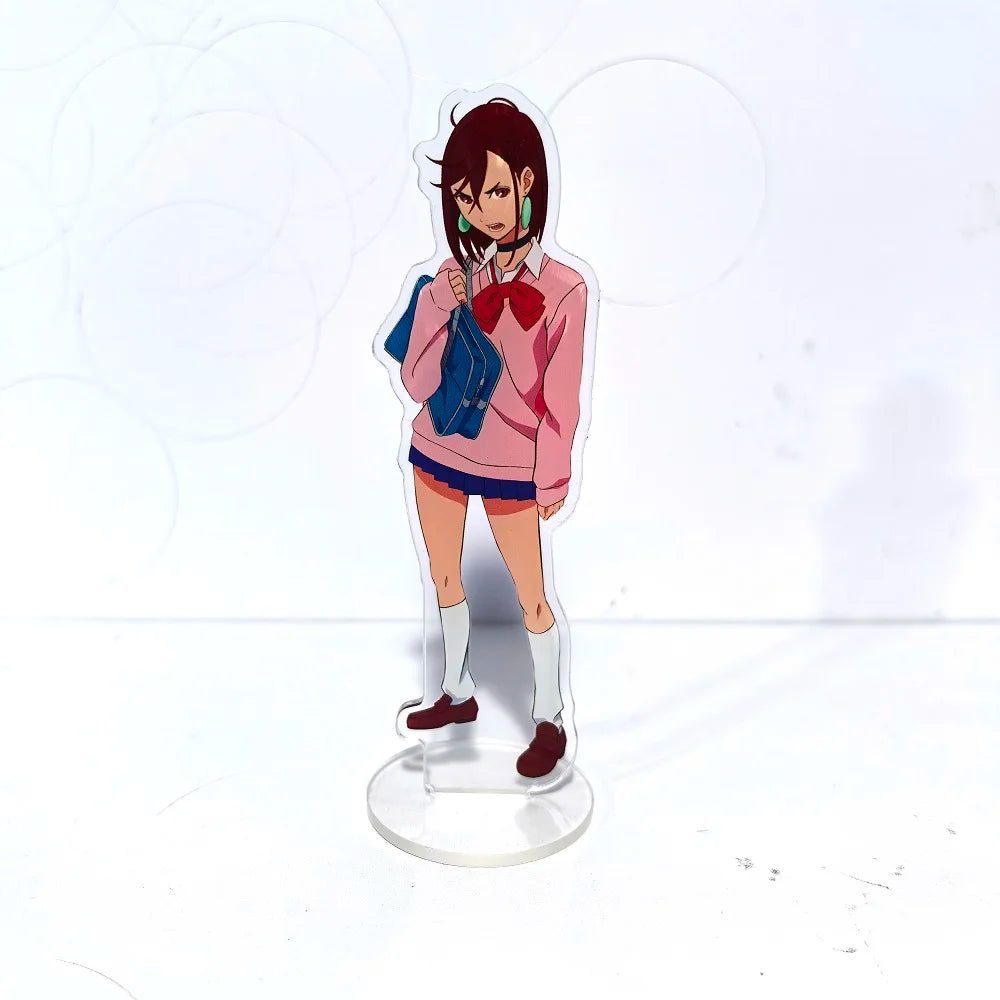 Anime Dandadan Momo Acrylic Stand Model Plate Fans Keychain Bag Gift Figure Display Fashion Cosplay Ornaments Decoration