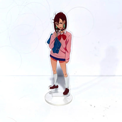 Anime Dandadan Momo Acrylic Stand Model Plate Fans Keychain Bag Gift Figure Display Fashion Cosplay Ornaments Decoration
