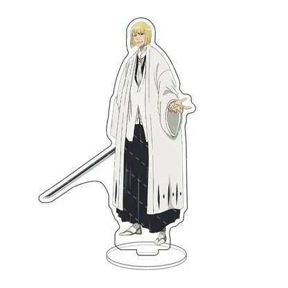Anime Bleach Acrylic Stand Model Plate Kurosaki Ichigo Kuchiki Rukia Hitsugaya Toshiro Cartoon Figures Standing Sign Holder Gift