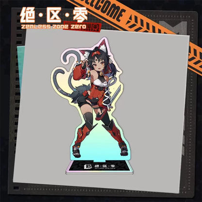 Zenless Zone Zero Nicole Demara Zhu Yuan Anime Acrylic Stand Sign Ellen Joe Ben Bigger Collect Desktop Decoration Keychain Gifts