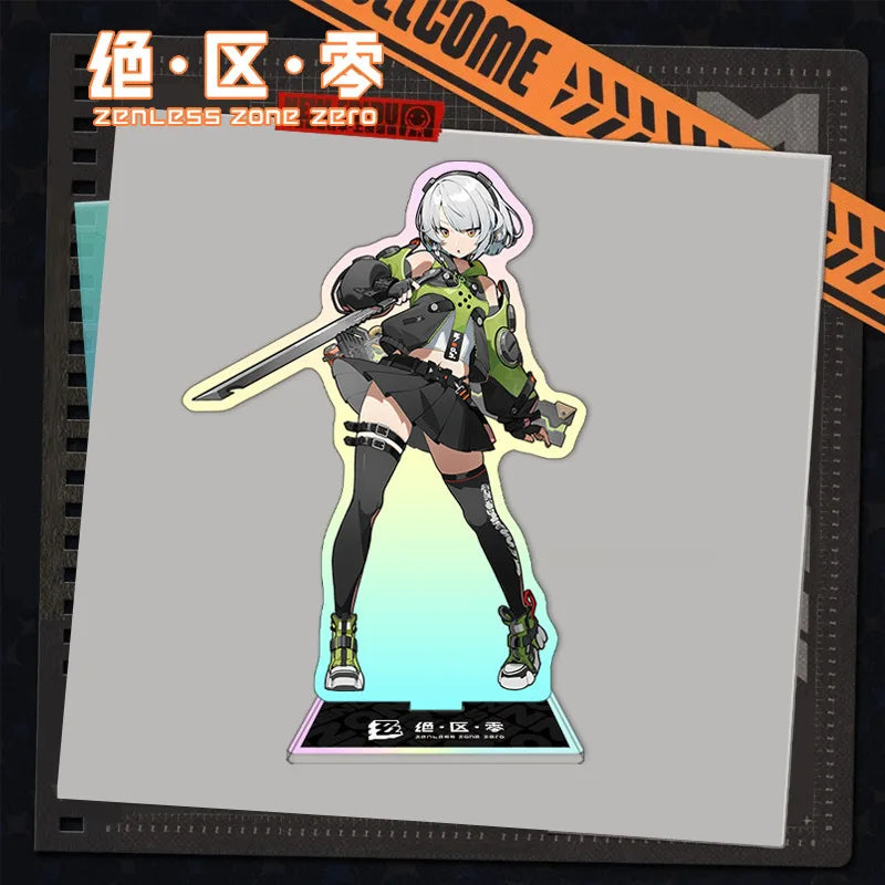 Zenless Zone Zero Nicole Demara Zhu Yuan Anime Acrylic Stand Sign Ellen Joe Ben Bigger Collect Desktop Decoration Keychain Gifts