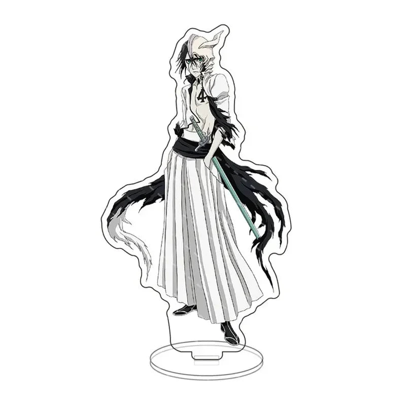 Anime Bleach Acrylic Stand Model Plate Kurosaki Ichigo Kuchiki Rukia Hitsugaya Toshiro Cartoon Figures Standing Sign Holder Gift