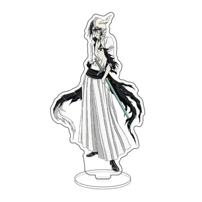 Anime Bleach Acrylic Stand Model Plate Kurosaki Ichigo Kuchiki Rukia Hitsugaya Toshiro Cartoon Figures Standing Sign Holder Gift