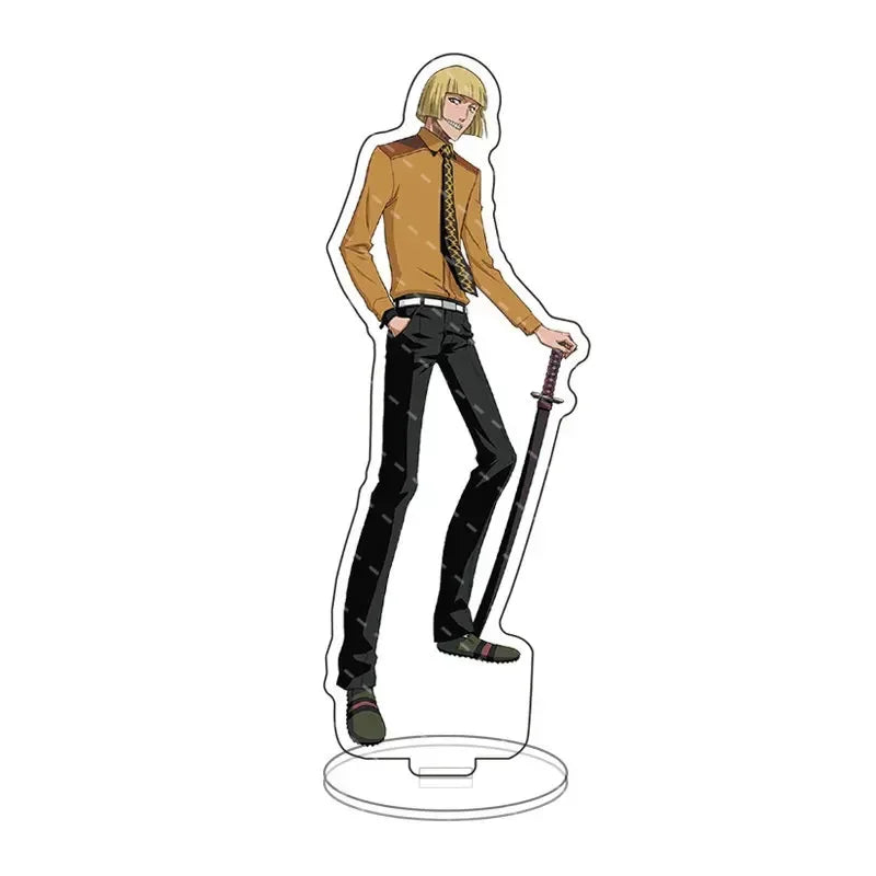 Anime Bleach Acrylic Stand Model Plate Kurosaki Ichigo Kuchiki Rukia Hitsugaya Toshiro Cartoon Figures Standing Sign Holder Gift