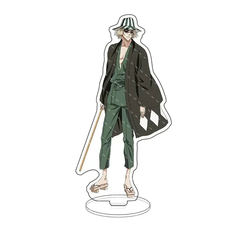 Anime Bleach Acrylic Stand Model Plate Kurosaki Ichigo Kuchiki Rukia Hitsugaya Toshiro Cartoon Figures Standing Sign Holder Gift