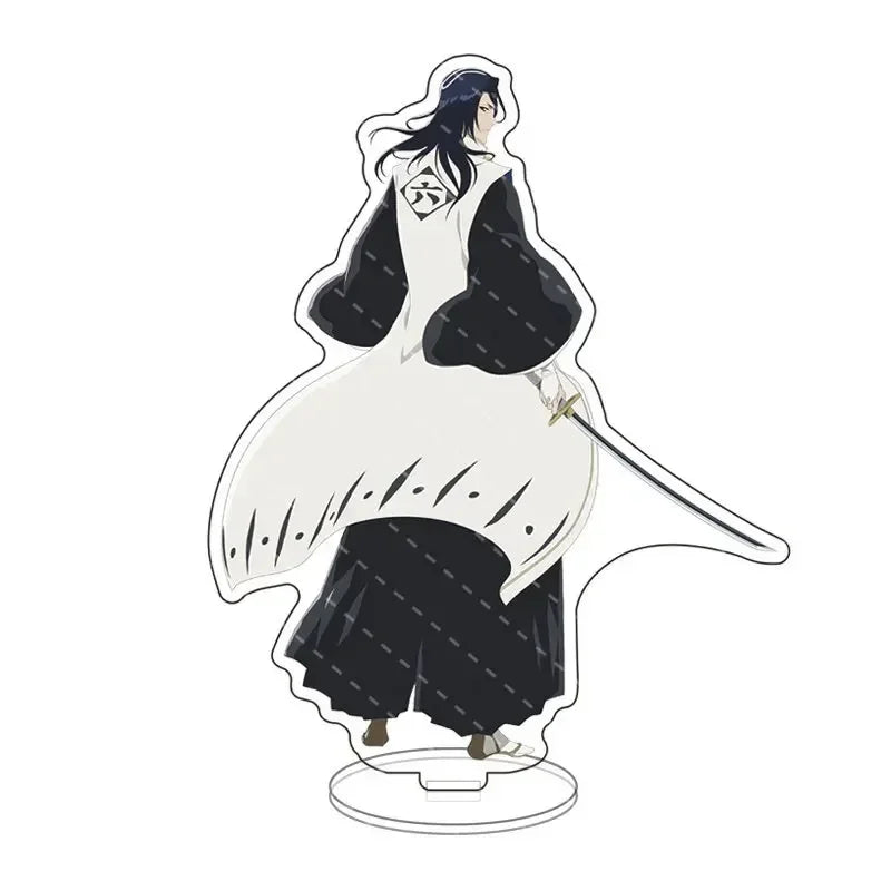 Anime Bleach Acrylic Stand Model Plate Kurosaki Ichigo Kuchiki Rukia Hitsugaya Toshiro Cartoon Figures Standing Sign Holder Gift