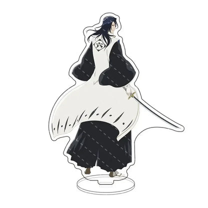 Anime Bleach Acrylic Stand Model Plate Kurosaki Ichigo Kuchiki Rukia Hitsugaya Toshiro Cartoon Figures Standing Sign Holder Gift