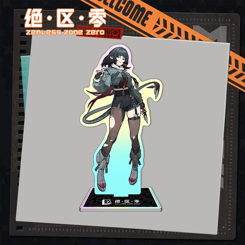Zenless Zone Zero Nicole Demara Zhu Yuan Anime Acrylic Stand Sign Ellen Joe Ben Bigger Collect Desktop Decoration Keychain Gifts