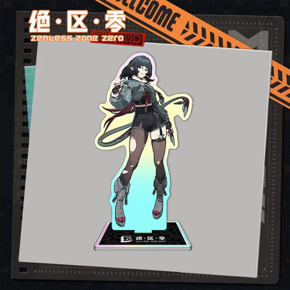 Zenless Zone Zero Nicole Demara Zhu Yuan Anime Acrylic Stand Sign Ellen Joe Ben Bigger Collect Desktop Decoration Keychain Gifts