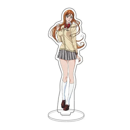 Anime Bleach Acrylic Stand Model Plate Kurosaki Ichigo Kuchiki Rukia Hitsugaya Toshiro Cartoon Figures Standing Sign Holder Gift