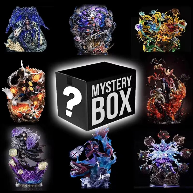 Naruto Anime Figure Kakashi Sasuke Blind Box Lucky Box Figure Mystery Box Anime Best Gift Exquisite Figurines