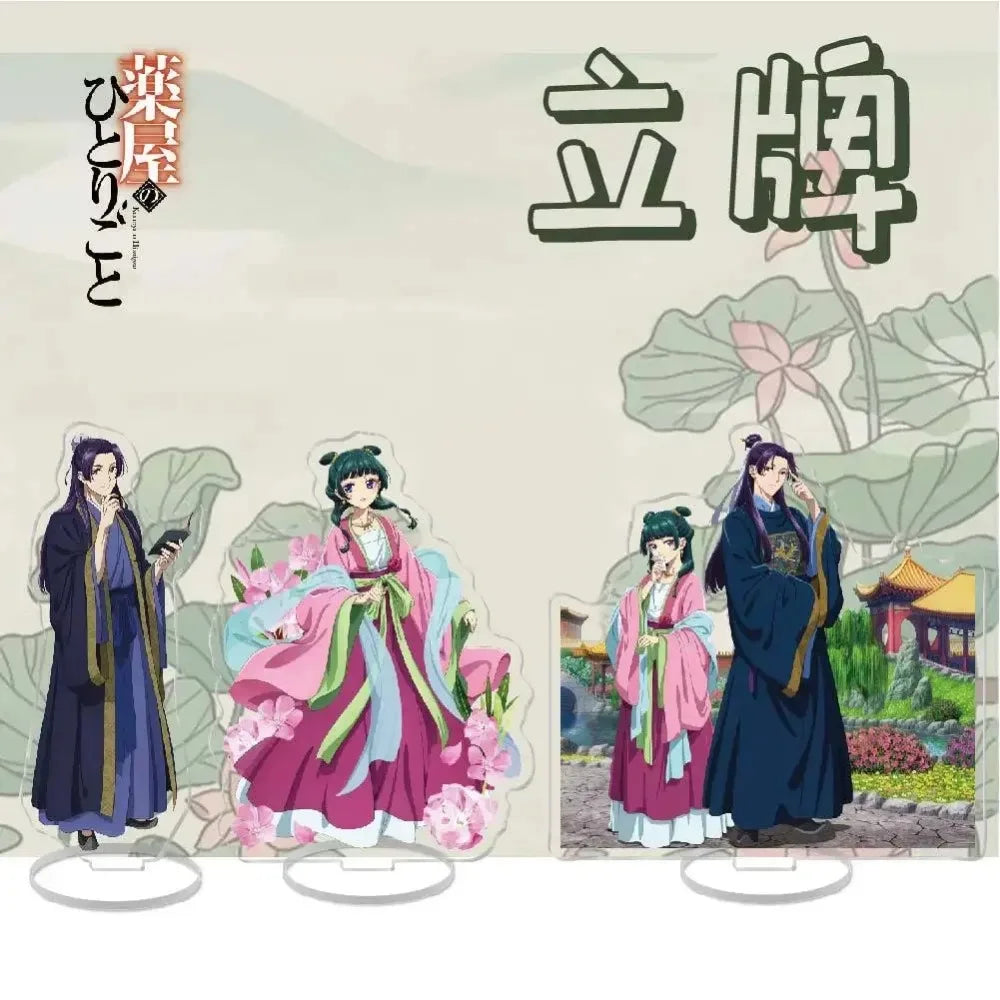 Anime the Apothecary Diaries Cosplay Big Stand High Definition Acrylic Figure Standee Model Plate Desk Decor Fan Gifts