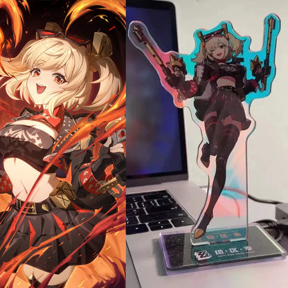 Zenless Zone Zero Nicole Demara Zhu Yuan Anime Acrylic Stand Sign Ellen Joe Ben Bigger Collect Desktop Decoration Keychain Gifts