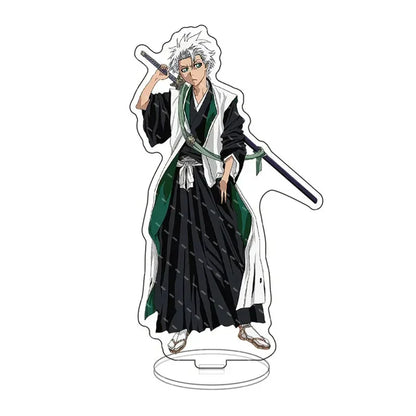 Anime Bleach Acrylic Stand Model Plate Kurosaki Ichigo Kuchiki Rukia Hitsugaya Toshiro Cartoon Figures Standing Sign Holder Gift