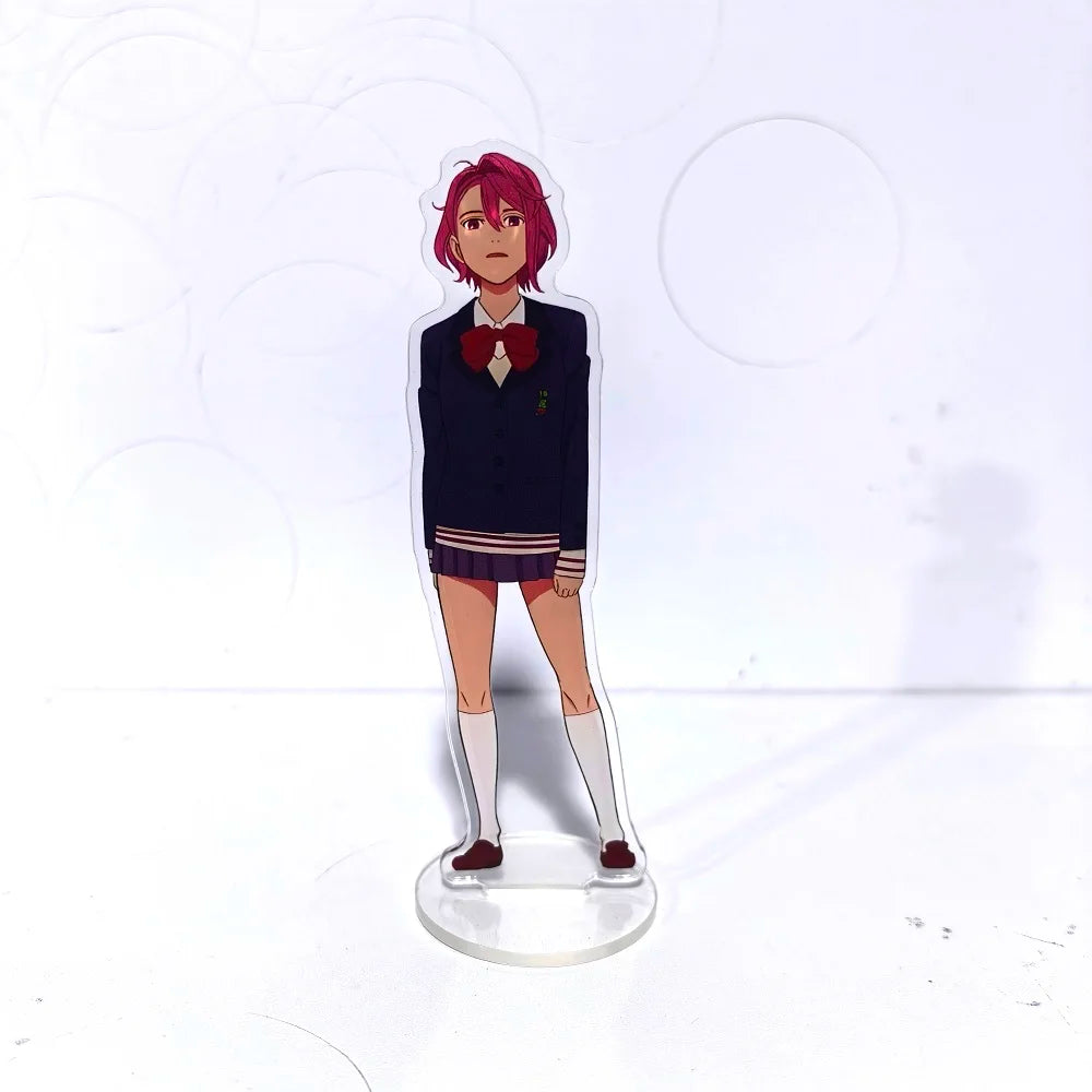 Anime Dandadan Momo Acrylic Stand Model Plate Fans Keychain Bag Gift Figure Display Fashion Cosplay Ornaments Decoration