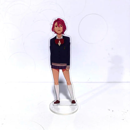 Anime Dandadan Momo Acrylic Stand Model Plate Fans Keychain Bag Gift Figure Display Fashion Cosplay Ornaments Decoration