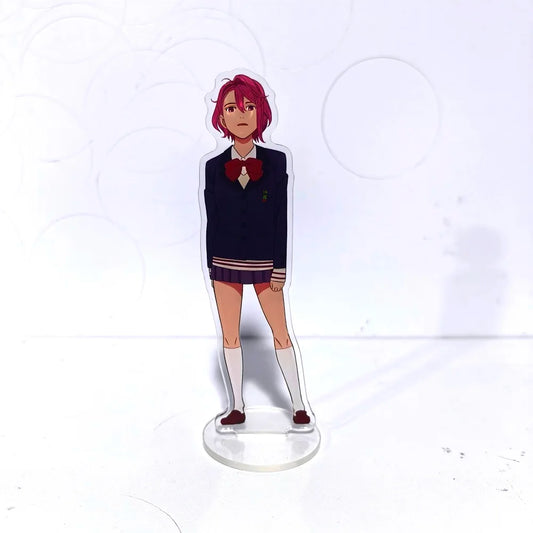 Anime Dandadan Momo Acrylic Stand Model Plate Fans Keychain Bag Gift Figure Display Fashion Cosplay Ornaments Decoration