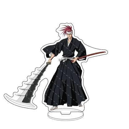 Anime Bleach Acrylic Stand Model Plate Kurosaki Ichigo Kuchiki Rukia Hitsugaya Toshiro Cartoon Figures Standing Sign Holder Gift