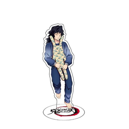 Anime Demon Slayer Sleeping Series Stand Cartoon Cute Character Kamado Nezuko Tanjirou Acrylic Double Side Bracket Model Gifts
