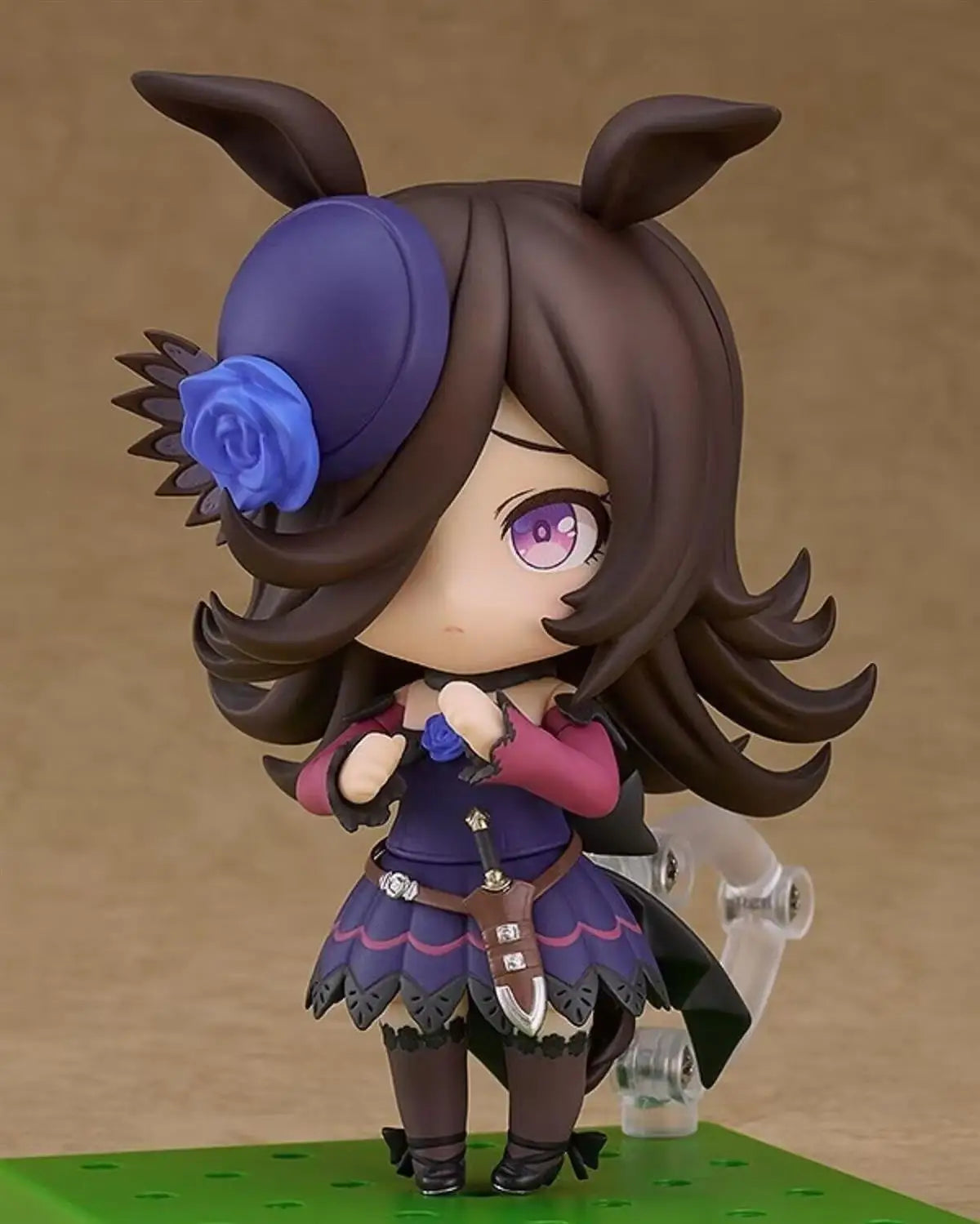 10Cm Umamusume Mini Figure Set, Cute Anime Race Girl Statues W/ Base, Desktop Collectible for Fans - 6Pcs