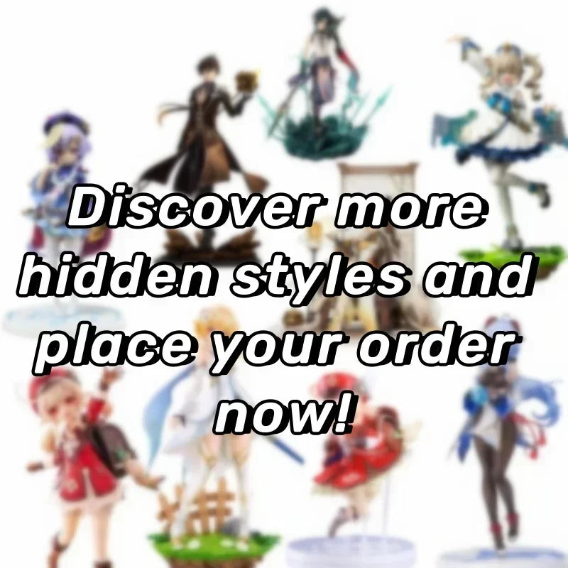 Genshin Impact Blind Box Mystery Box Handmade Anime Figures Paimon Aether Ganyu Walnut Action Figures Large Model Gift