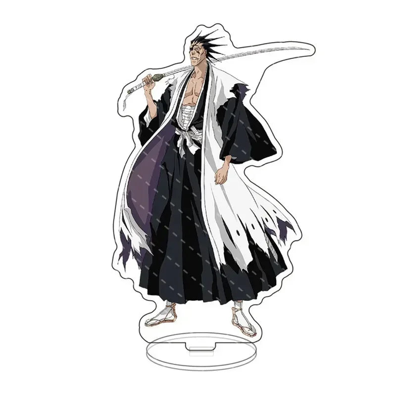 Anime Bleach Acrylic Stand Model Plate Kurosaki Ichigo Kuchiki Rukia Hitsugaya Toshiro Cartoon Figures Standing Sign Holder Gift