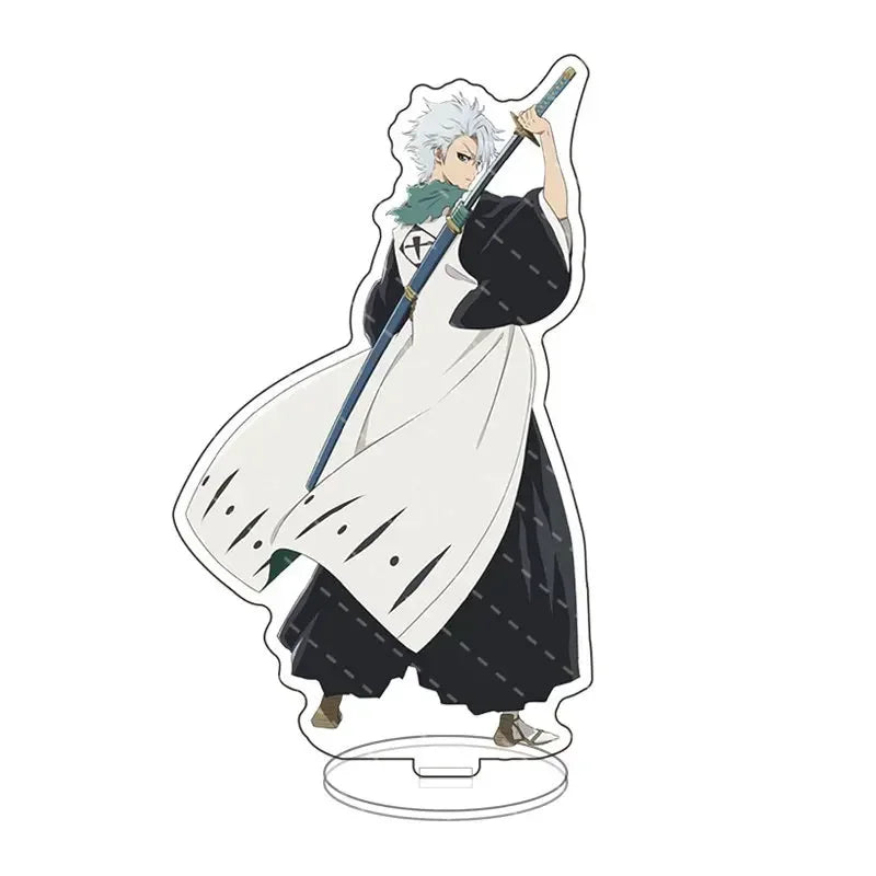 Anime Bleach Acrylic Stand Model Plate Kurosaki Ichigo Kuchiki Rukia Hitsugaya Toshiro Cartoon Figures Standing Sign Holder Gift