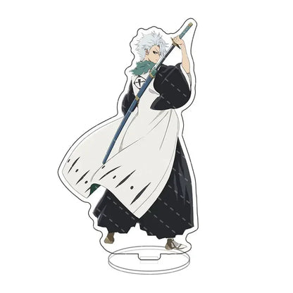 Anime Bleach Acrylic Stand Model Plate Kurosaki Ichigo Kuchiki Rukia Hitsugaya Toshiro Cartoon Figures Standing Sign Holder Gift