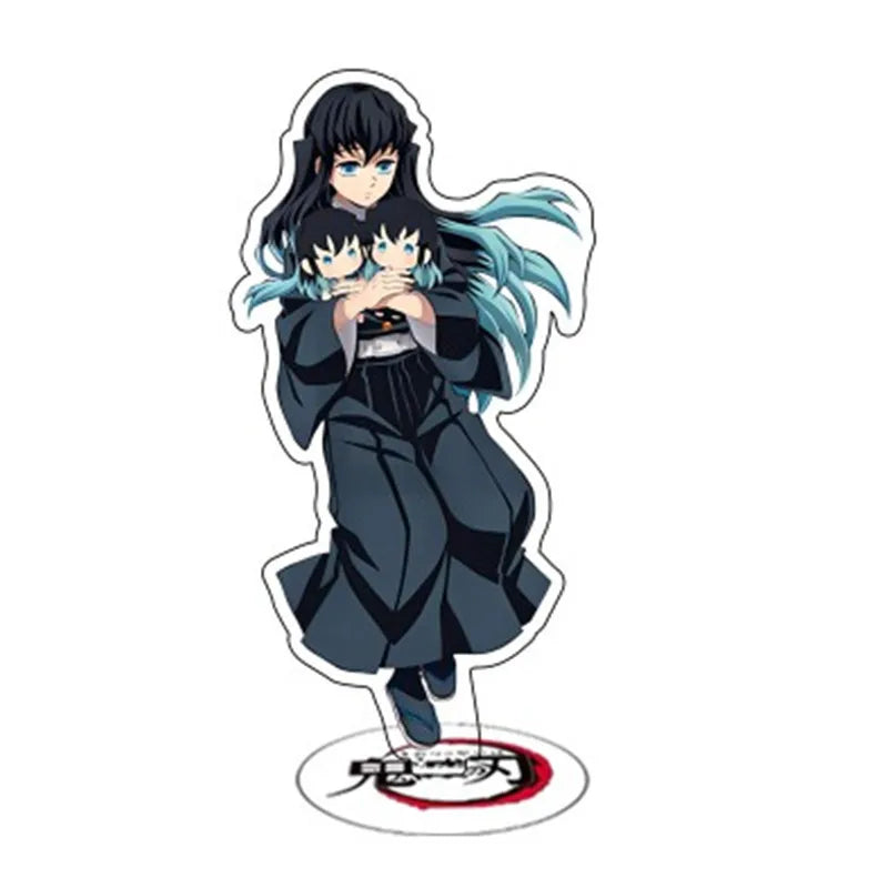 Anime Demon Slayer Sleeping Series Stand Cartoon Cute Character Kamado Nezuko Tanjirou Acrylic Double Side Bracket Model Gifts