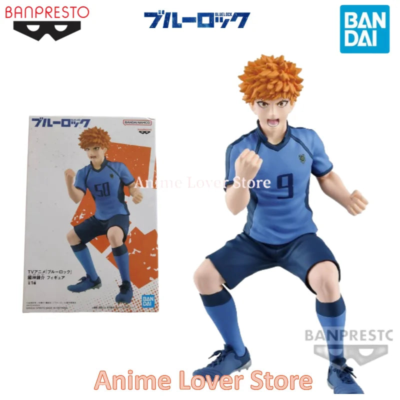 In Stock Original  Banpresto BLUE LOCK Bachira Meguru Isagi Yoichi Nagi Seishiro Rensuke Kunigami Anime Figures Toys
