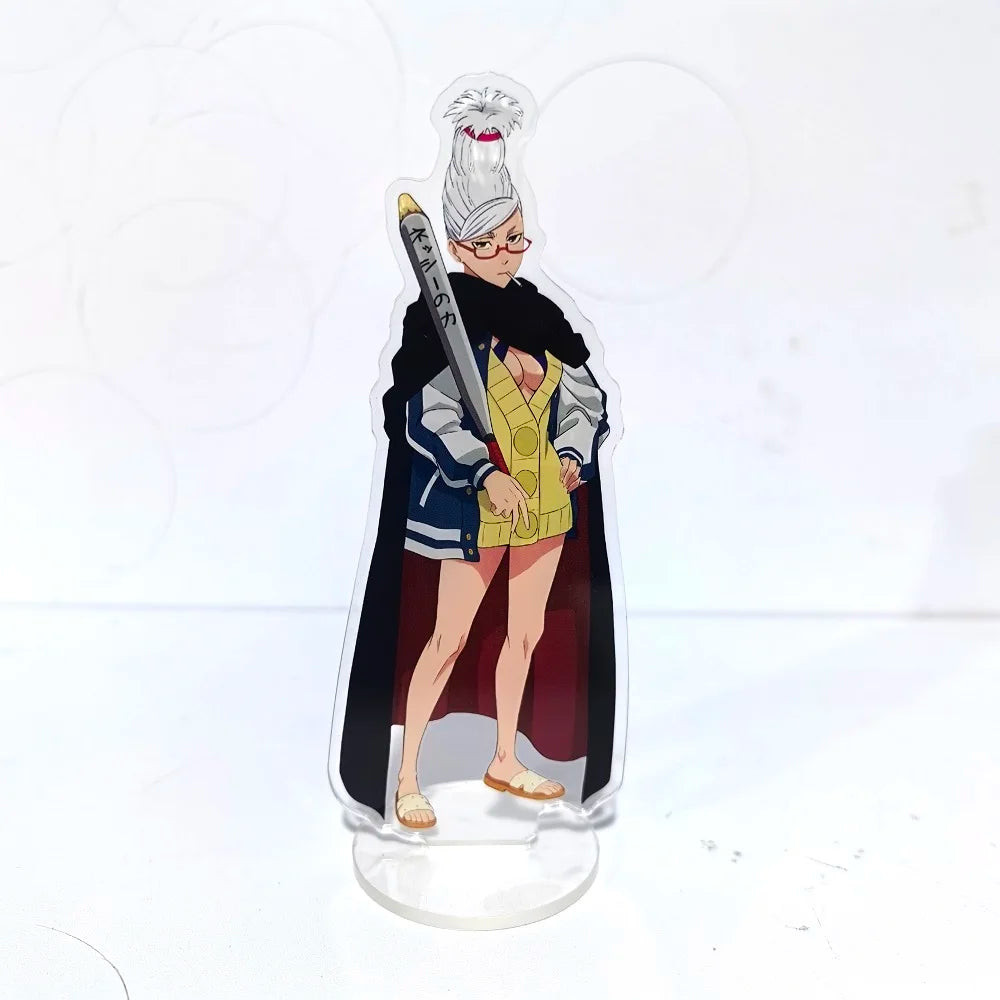 Anime Dandadan Momo Acrylic Stand Model Plate Fans Keychain Bag Gift Figure Display Fashion Cosplay Ornaments Decoration