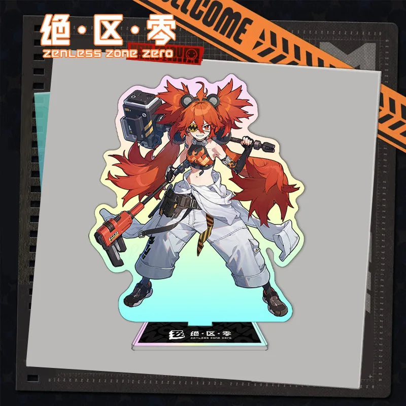 Zenless Zone Zero Nicole Demara Zhu Yuan Anime Acrylic Stand Sign Ellen Joe Ben Bigger Collect Desktop Decoration Keychain Gifts