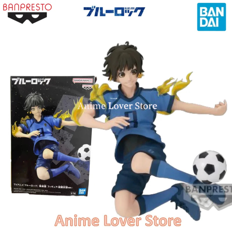 In Stock Original  Banpresto BLUE LOCK Bachira Meguru Isagi Yoichi Nagi Seishiro Rensuke Kunigami Anime Figures Toys