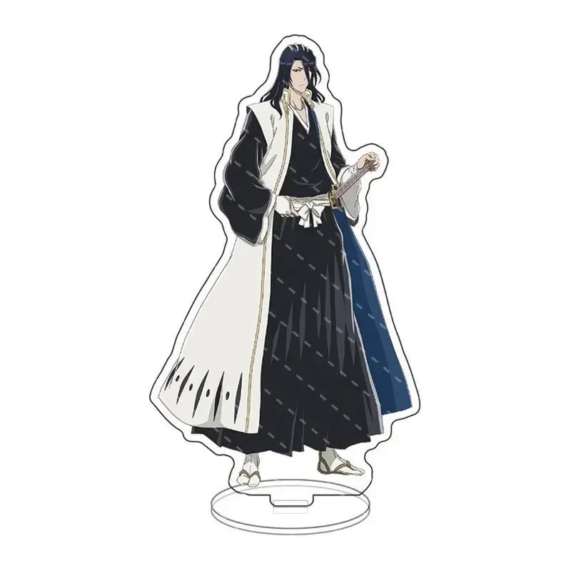 Anime Bleach Acrylic Stand Model Plate Kurosaki Ichigo Kuchiki Rukia Hitsugaya Toshiro Cartoon Figures Standing Sign Holder Gift
